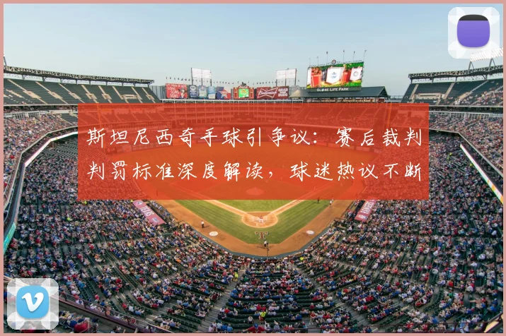 斯坦尼西奇手球引争议:赛后裁判判罚标准深度解读,球迷热议不断